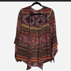 New Glory multi color XL kimono